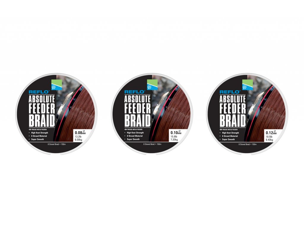 Absolute feeder braid 0,10mm