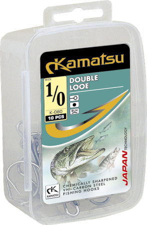 Dvojháček Kamatsu Double Looe #2/0 – 10 ks