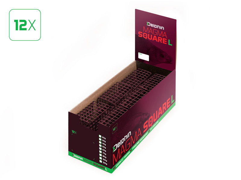 Krmítko Delphin Magma SQUARE- S 30g