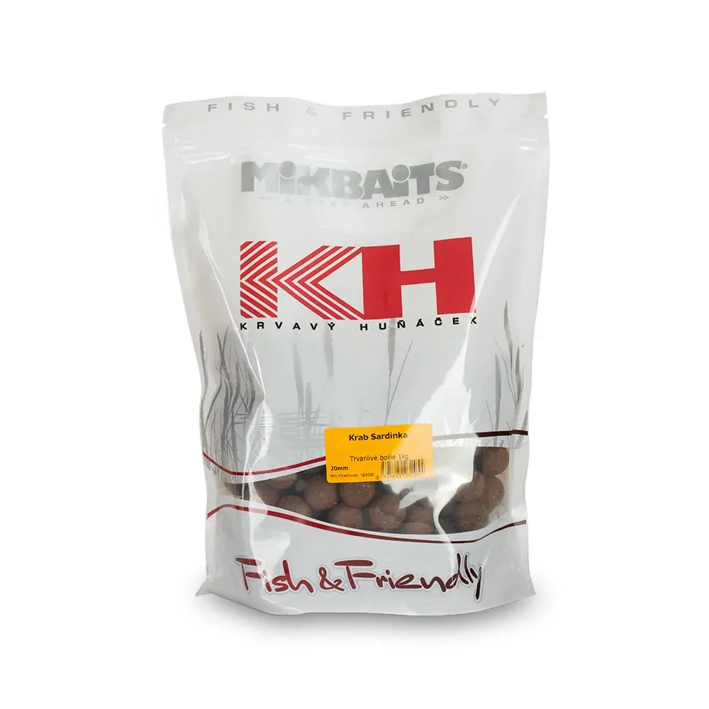 Krvavý Huňáček boilie 1kg - Jahoda exclusive 20mm