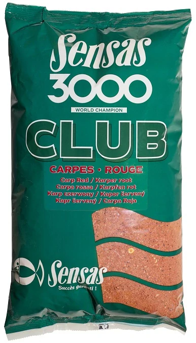 Krmítková směs Sensas 3000 Club Carpes Rouge (kapr červený) 1 kg