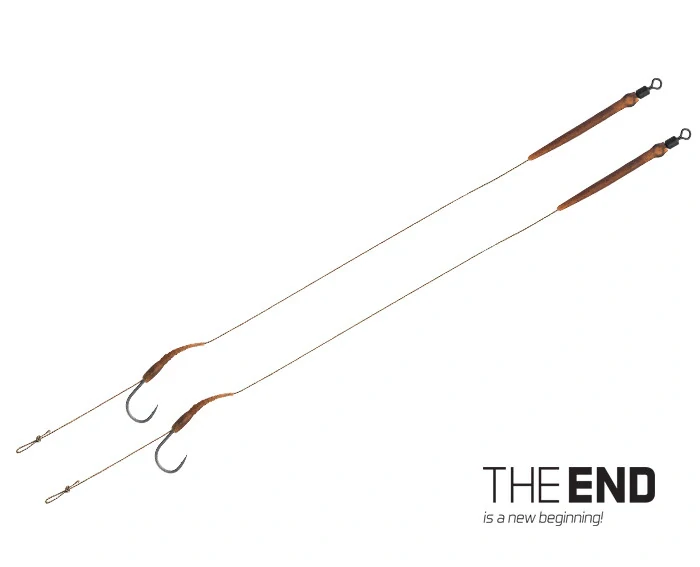 Návazec Delphin THE END Boilie rig / 2ks - 20cm/25lbs/#8
