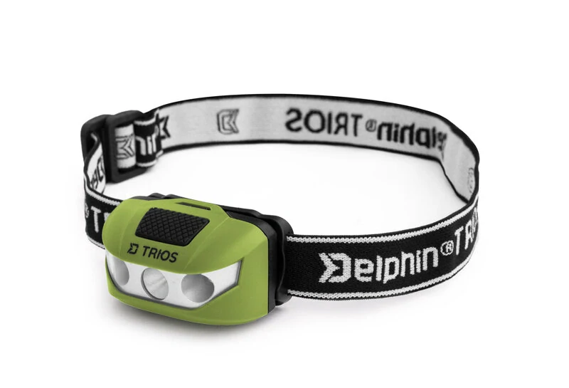 Čelová lampa Delphin TRIOS 1W - dárek