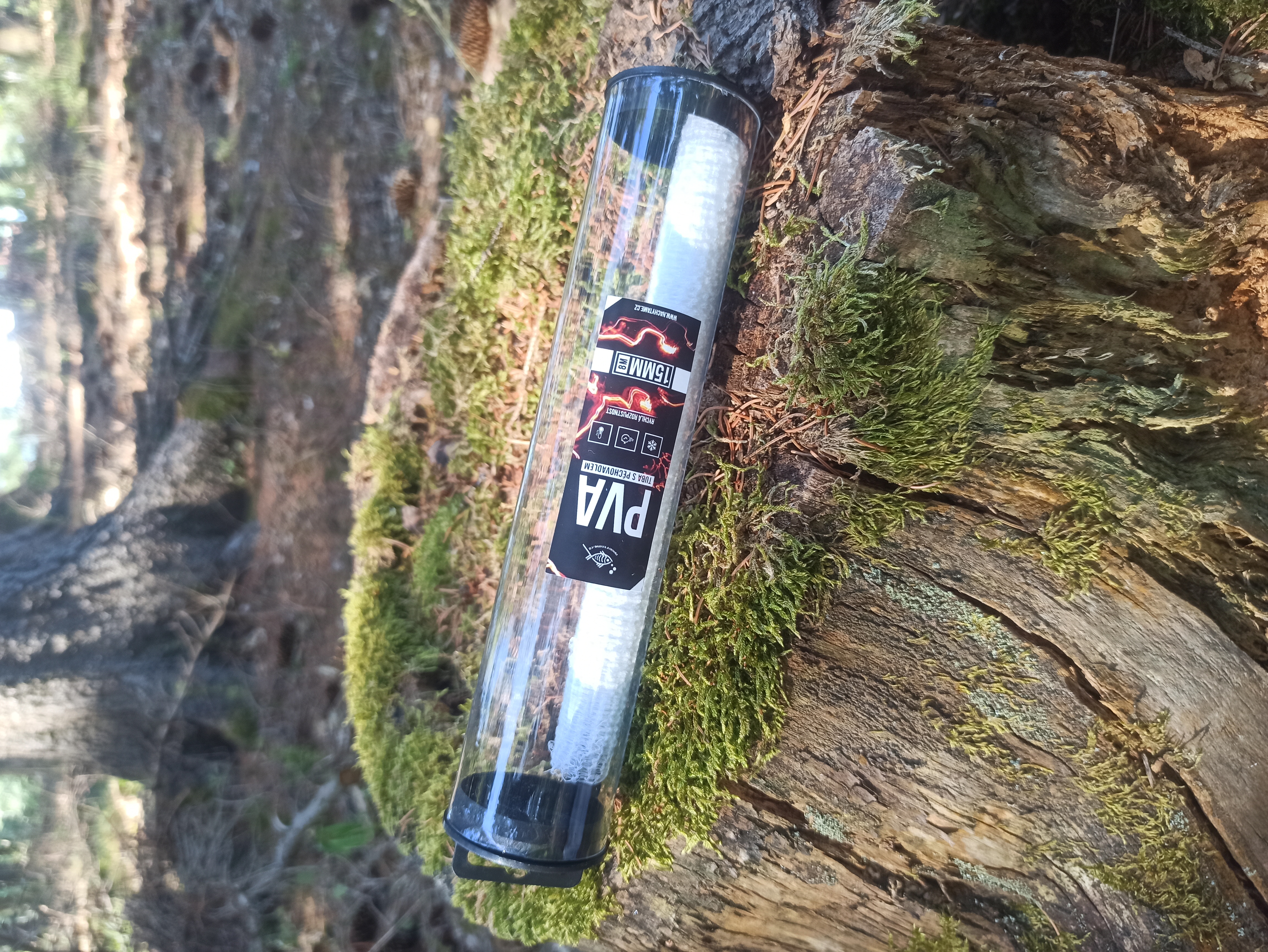 PVA tuba s pěchovadlem 15mm