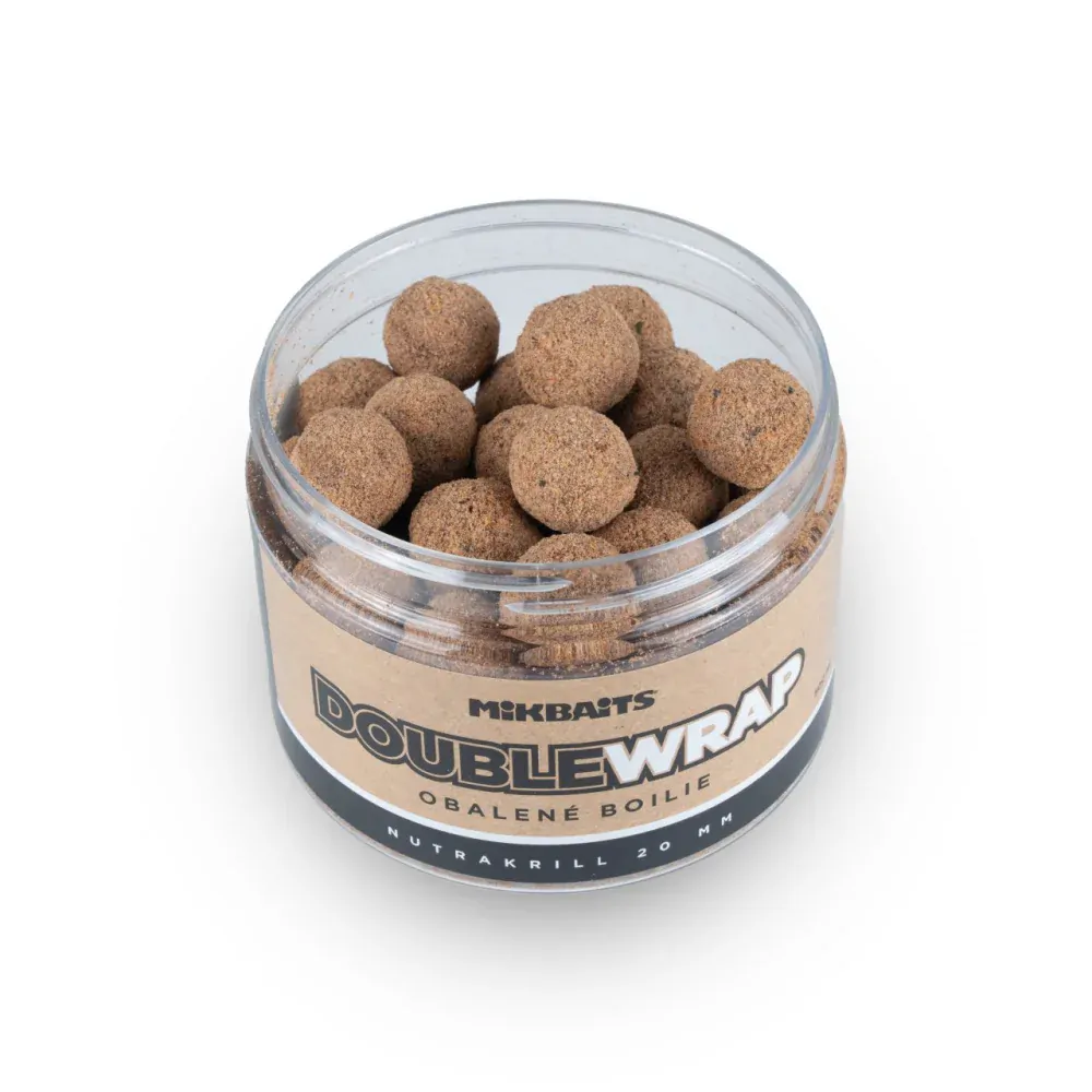 ManiaQ Double Wrap boilie 500ml - NutraKRILL 20mm