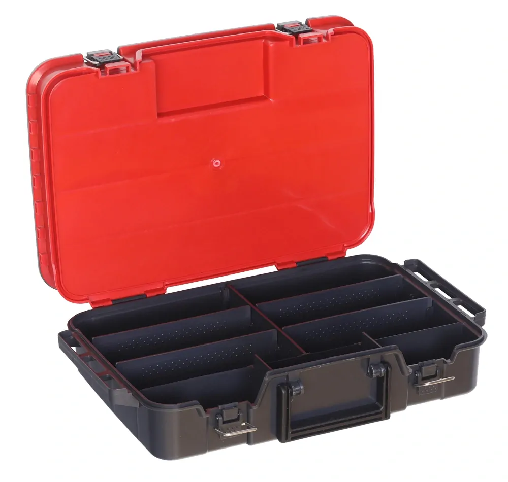 Plastový kufřík TB double layer Red-Grey