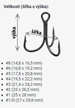 Trojháček KAMAKIRI ICHIKAWA Teflon #5 – 6 ks
