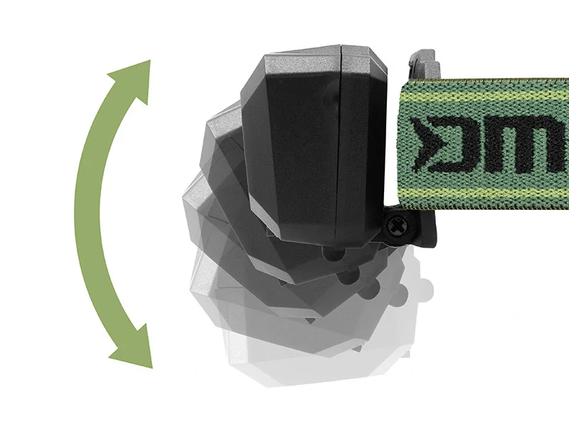 Čelová lampa Delphin MONOX