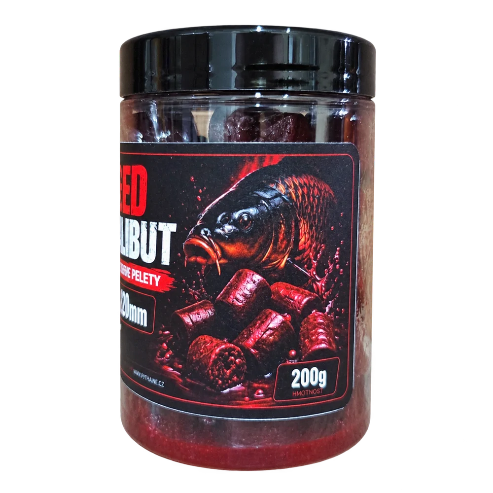Dipované pelety Red Halibut 20mm 200g