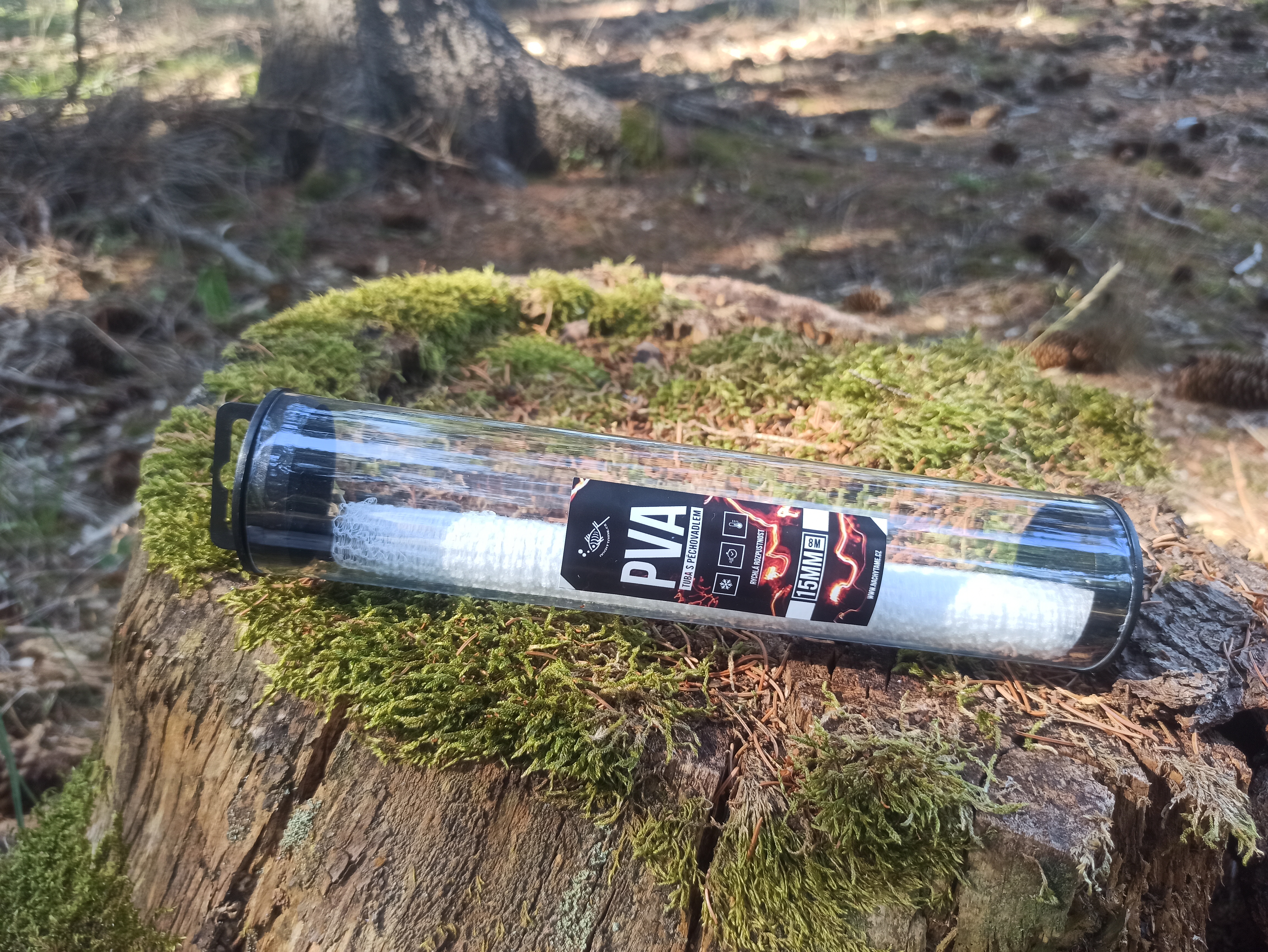 PVA tuba s pěchovadlem 15mm