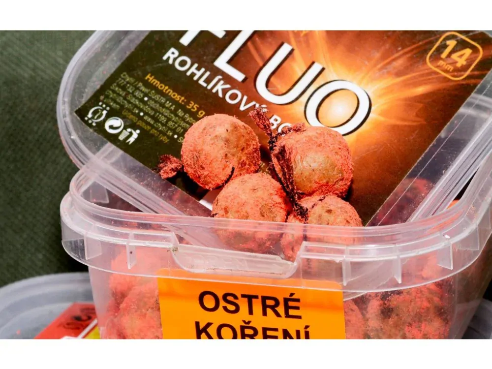 Rohlíkový boilies FLUO Mango-Med 35g