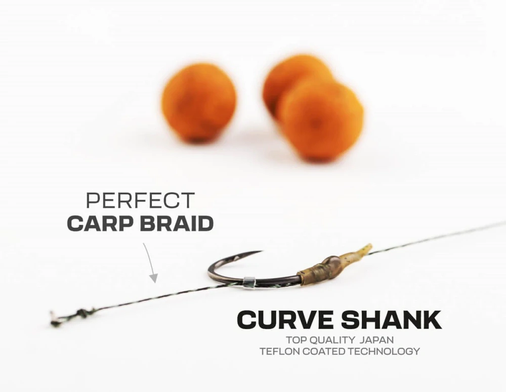 Zfish Návazec Curve Shank Carp Rig #2 – 2 ks