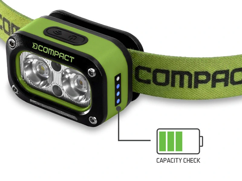 Čelová lampa Delphin COMPACT 3W/1200mAh