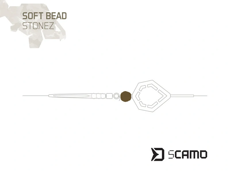 Nárazové kuličky Delphin sCAMO STONEZ 6mm / 60ks
