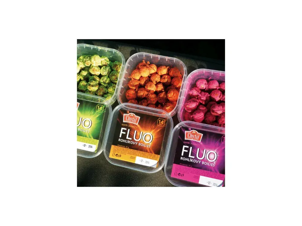 Rohlíkový boilies FLUO Mango-Med 35g