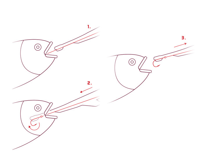 Vyprošťovač háčků Delphin Hooky