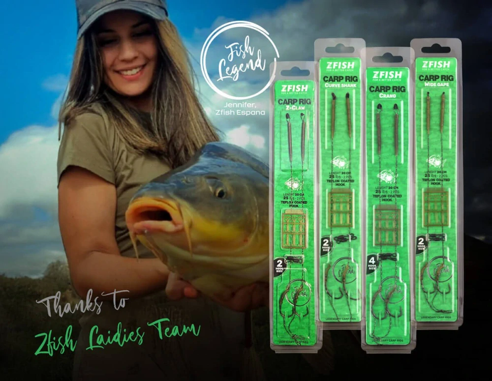 Zfish Návazec Curve Shank Carp Rig #2 – 2 ks