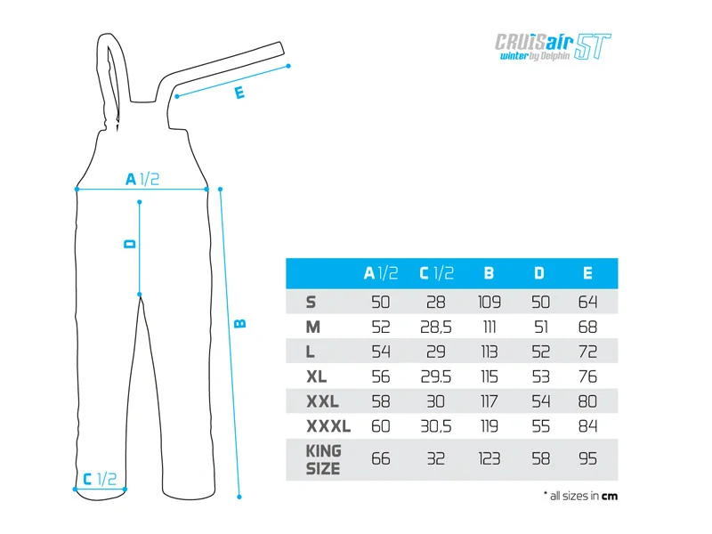 Kalhoty Delphin CruisAIR WINTER 5T