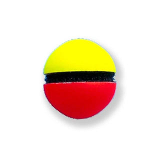 Čihátko na suchý zip červeno-žluté 18mm