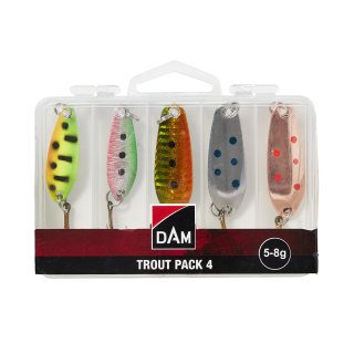 Sada nástrah Trout Pack 4 Inc.box 5-8g