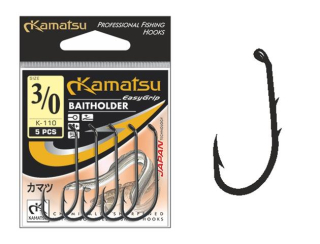 Háčky Kamatsu Baitholder s očkem vel. 1/0 – 5 ks