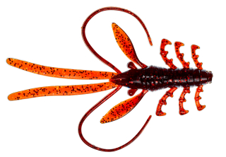 Naiad Salty 10cm Brown Oil Red Flake 5ks