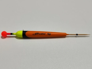 Splávek Gremi 4g s reflexní kuličkou oranžový