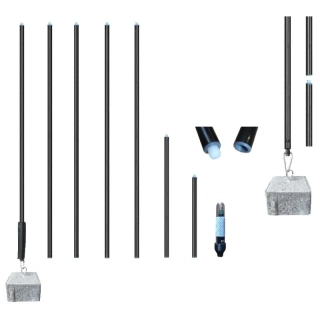 Sklopná tyčová bójka 05 R1 s LED elektronikou a uzávěrem
