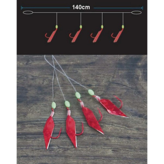 Aquantic návazcový systém Hering XL – 140 cm, háček 2