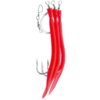 Aquantic návazcový systém Rubber Makk #8/0 – červená