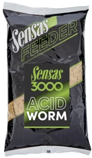 Krmítková směs Sensas 3000 Feeder Acid Worm (Amino žížala) 1 kg