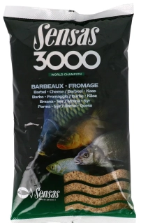 Krmítková směs Sensas 3000 Barbel Formage (parma sýrová) 1 kg
