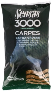 Krmítková směs Sensas 3000 Carpes Extra Grosse (kapr hrubý) 1 kg