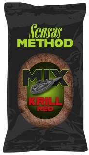Krmítková směs Sensas Method Mix Red Krill (kril) 1 kg