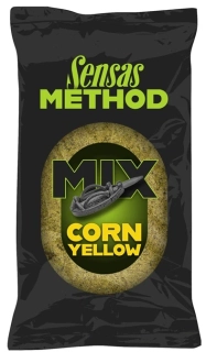Krmítková směs Sensas Method Mix Yellow Corn (kukuřice) 1 kg
